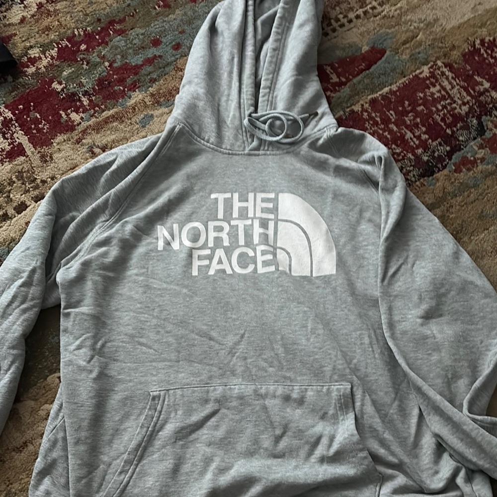 The North Face Light Gray Hoodie